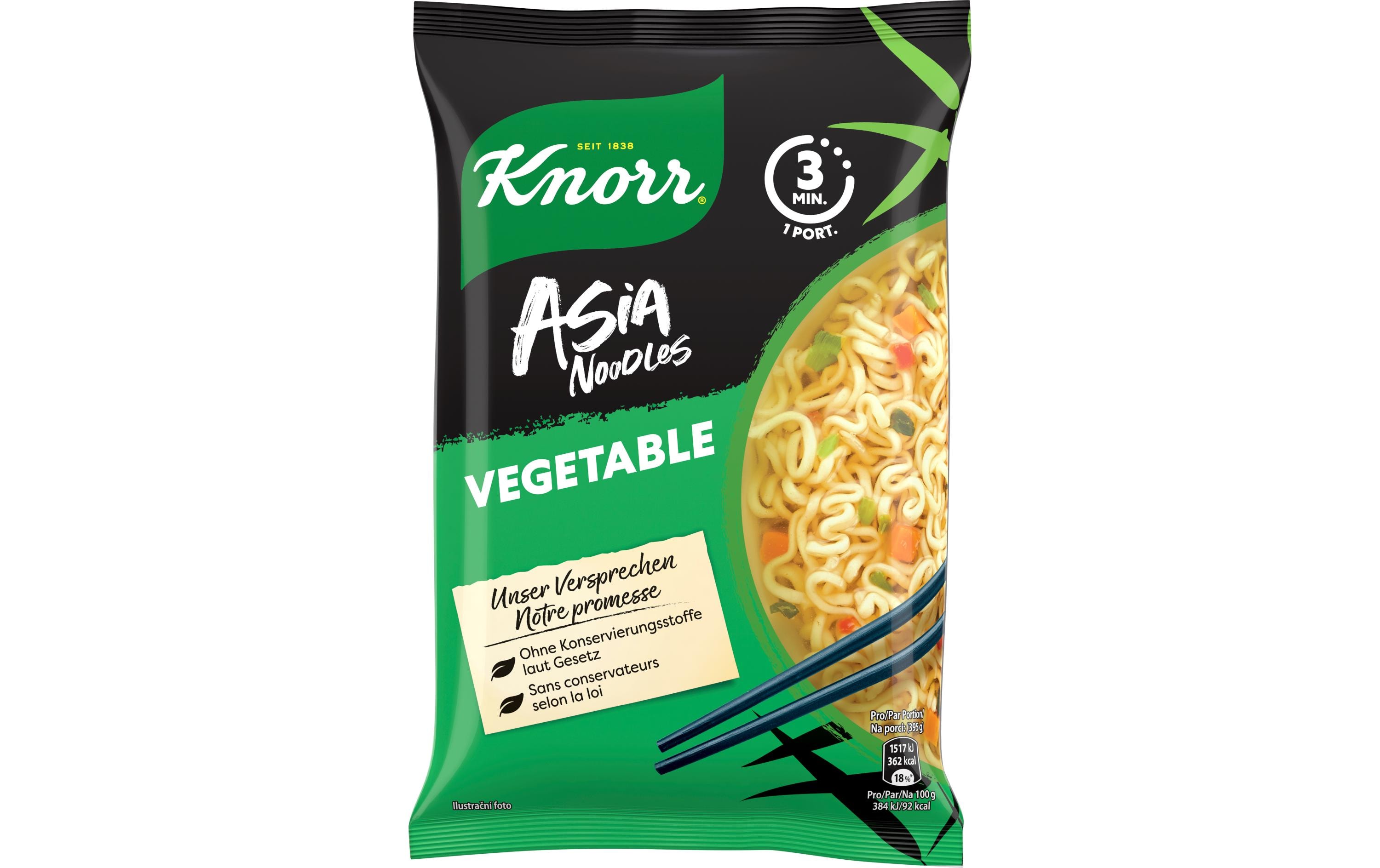Knorr Asia Instant Noodles Gemüse 70 g Knorr Asia Instant Noodles Gemüse 70 g