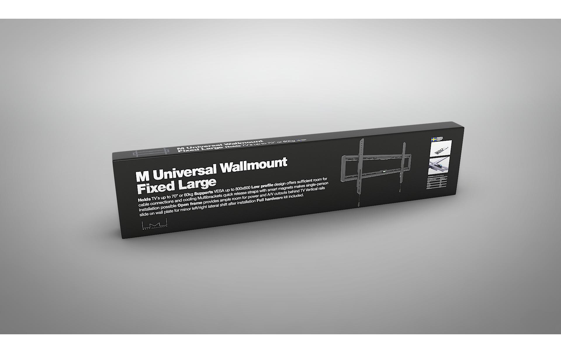 Multibrackets Wandhalterung 1015 Schwarz