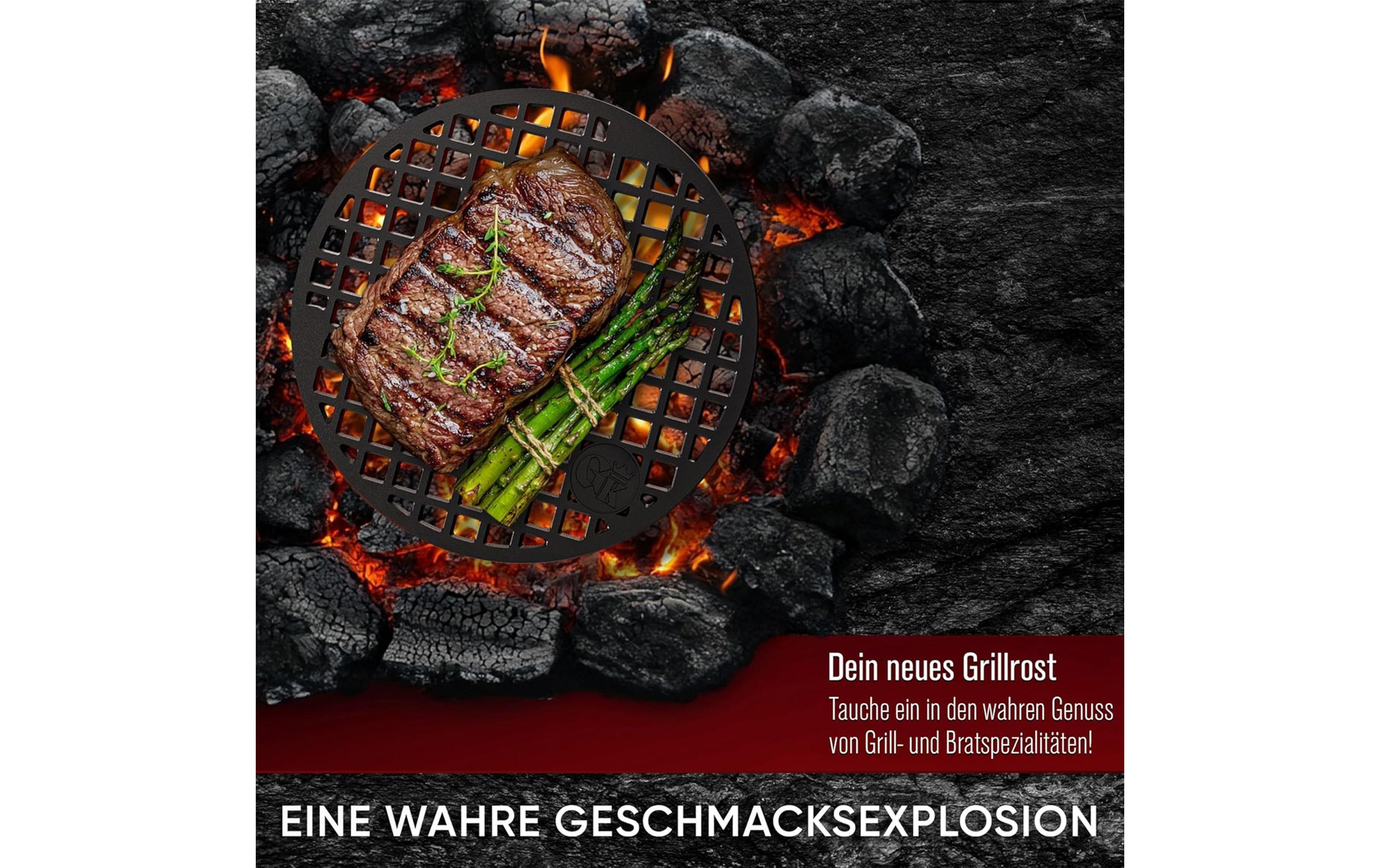 Gusskoenig Grillrost 20 cm mit Beinen