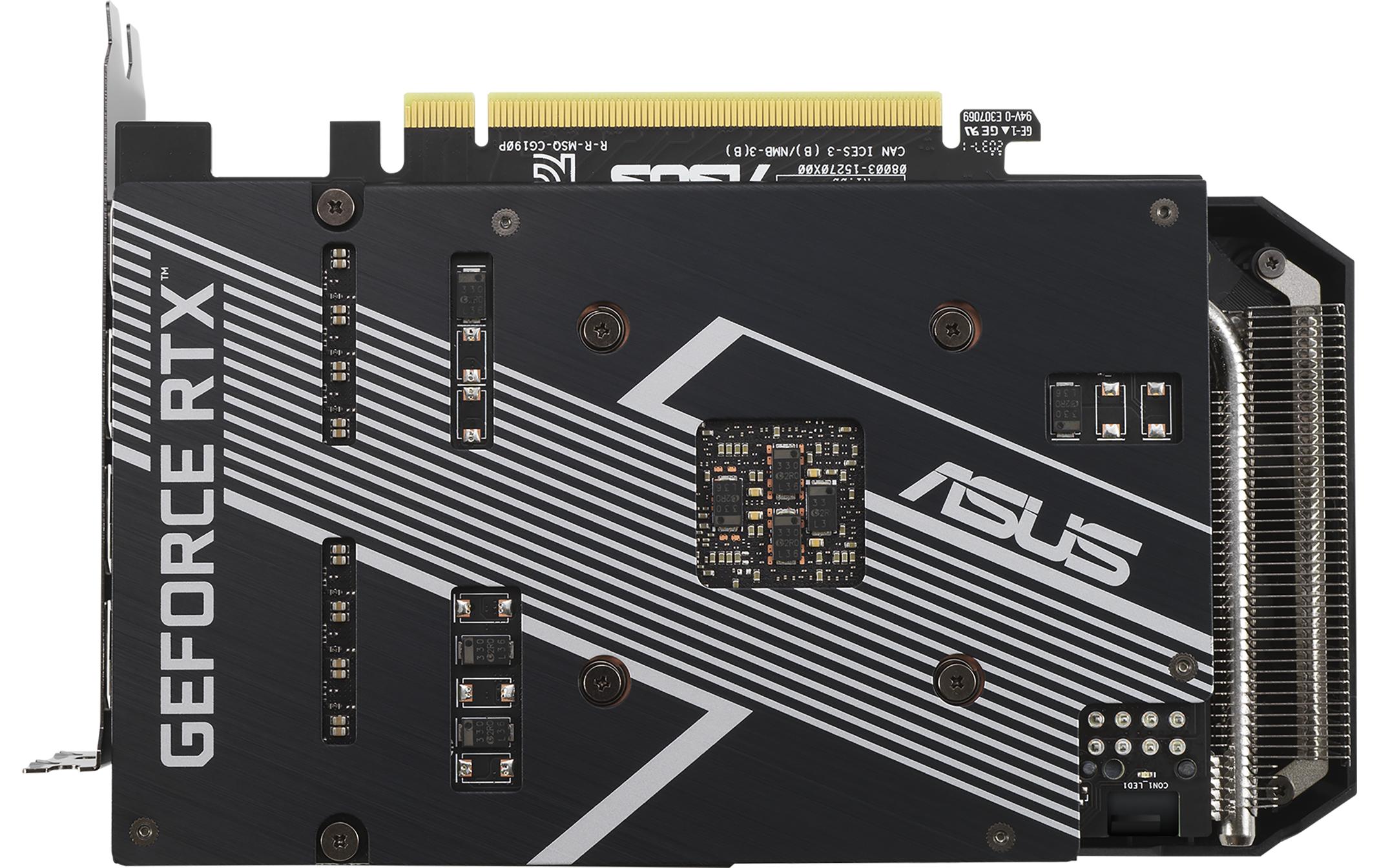 ASUS Grafikkarte DUAL GeForce RTX 3060 Ti V2 MINI OC 8 GB LHR