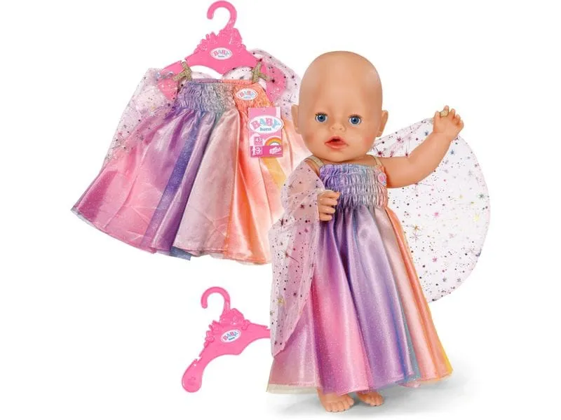 Baby Born Puppenkleidung Regenbogen Kleid