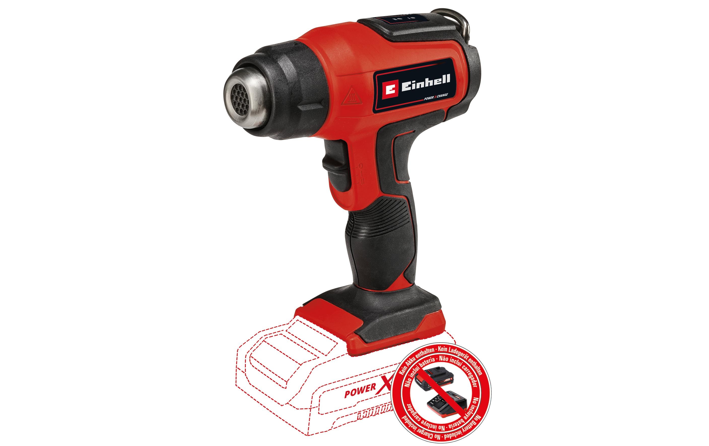 Einhell Akku-Heissluftgebläse TE-HA 18 Li Solo Einhell Akku-Heissluftgebläse TE-HA 18 Li Solo