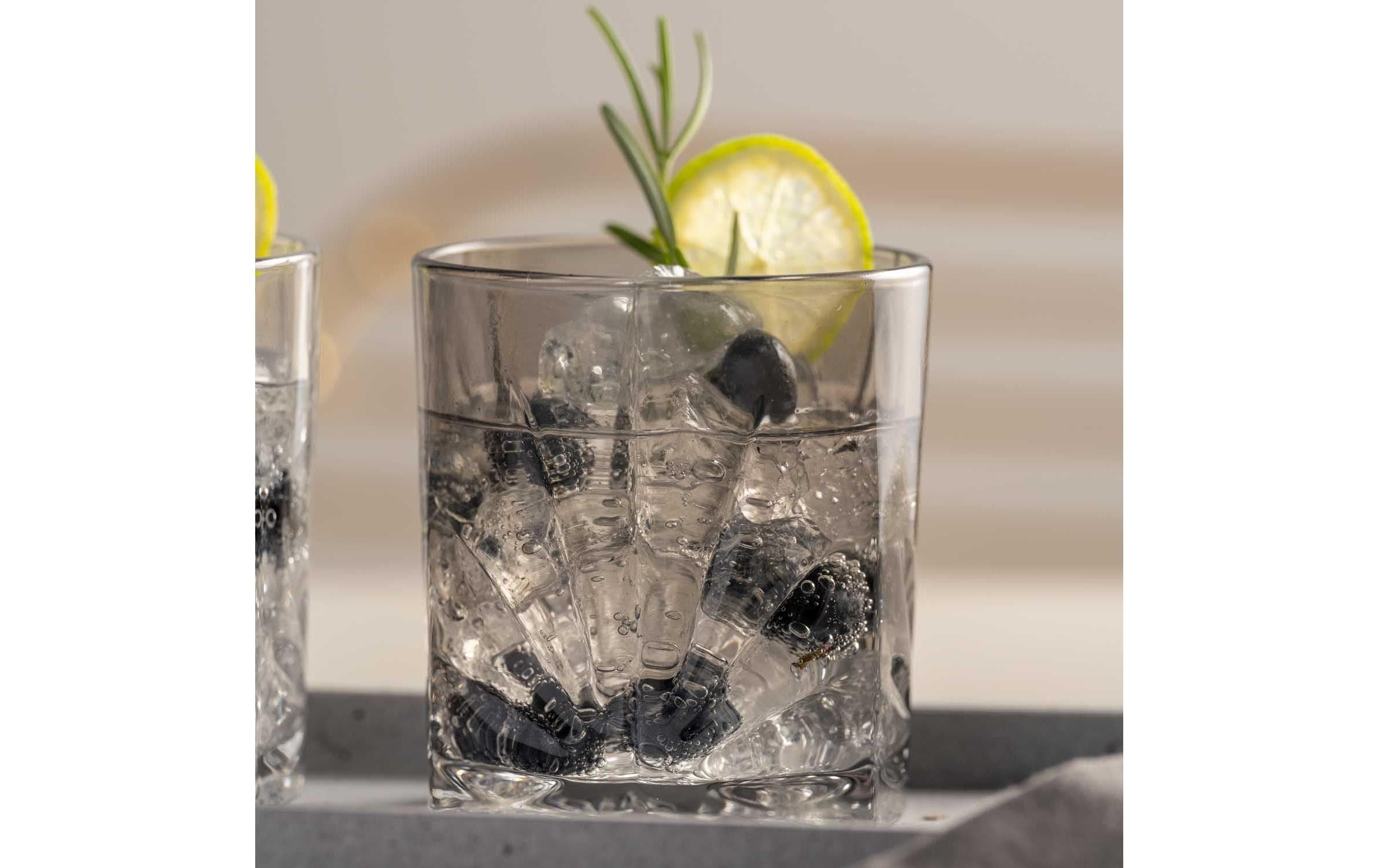 Leonardo Whiskyglas Capri 220 ml, 4 Stück, Grau