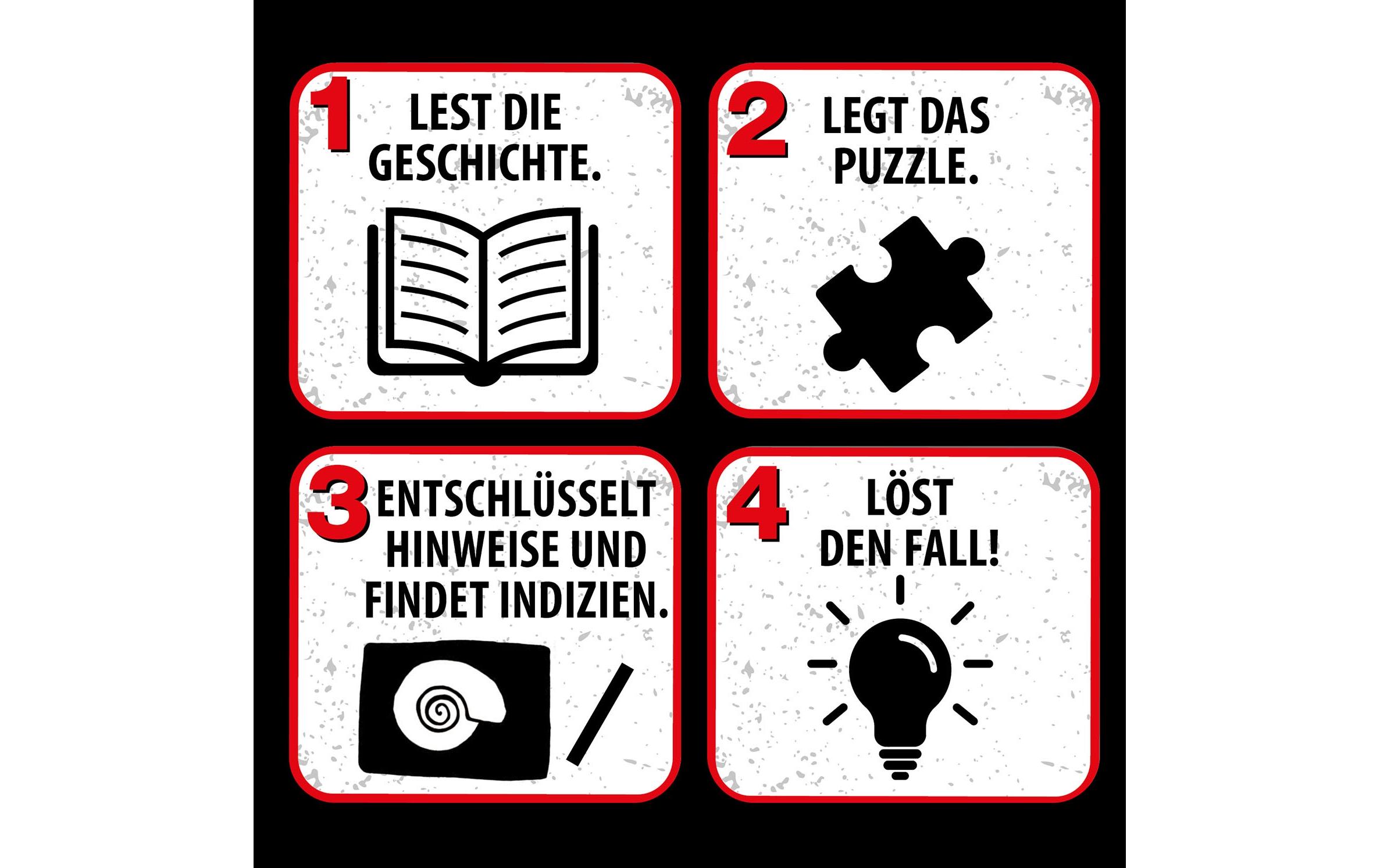 Kosmos Krimi-Puzzle Die drei??? T-Rex in Action