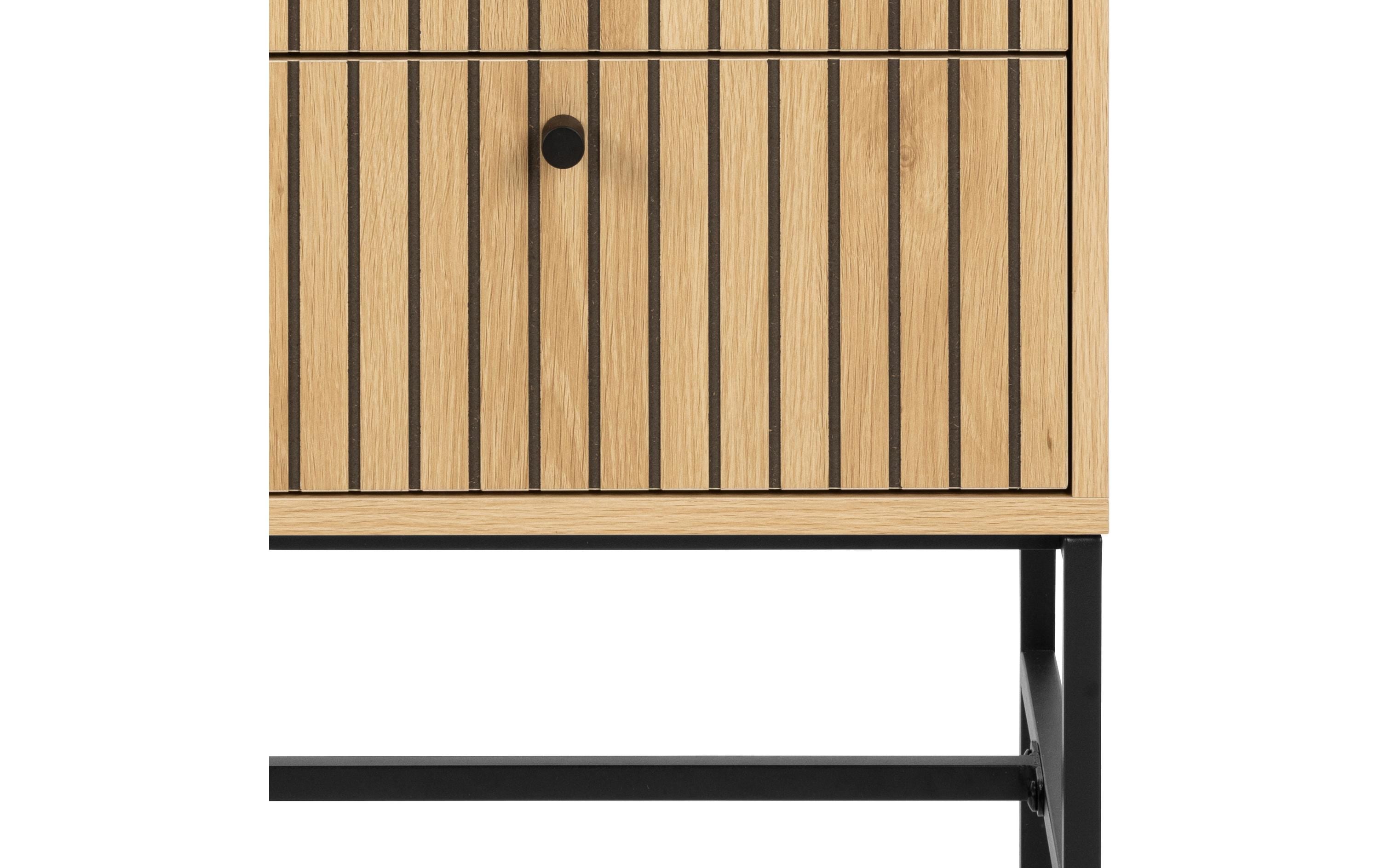 AC Design Nachttisch Albany 45.6 x 70 cm, Braun