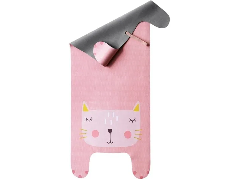 Yogitier Kimmi die Katze Naturkautschuk Mikrofaser Rosa 155 x 60 cm Yogitier Kimmi die Katze Naturkautschuk Mikrofaser Rosa 155 x 60 cm