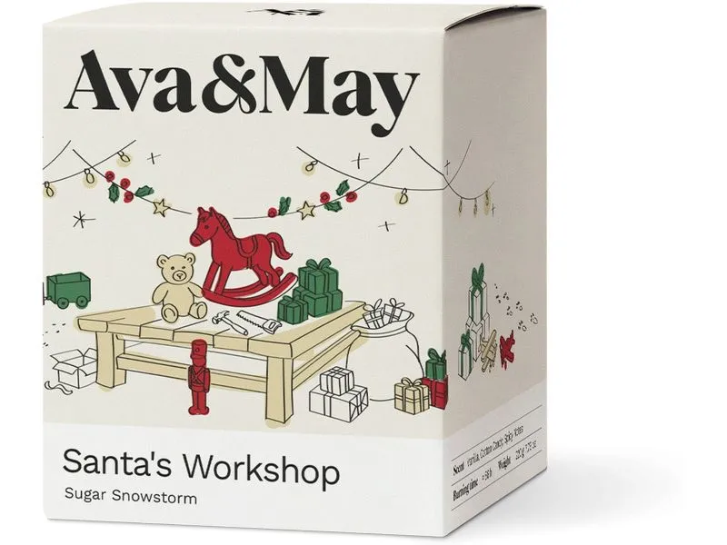 AVA & MAY Duftkerze Santa's Workshop 220 g AVA & MAY Duftkerze Santa's Workshop 220 g