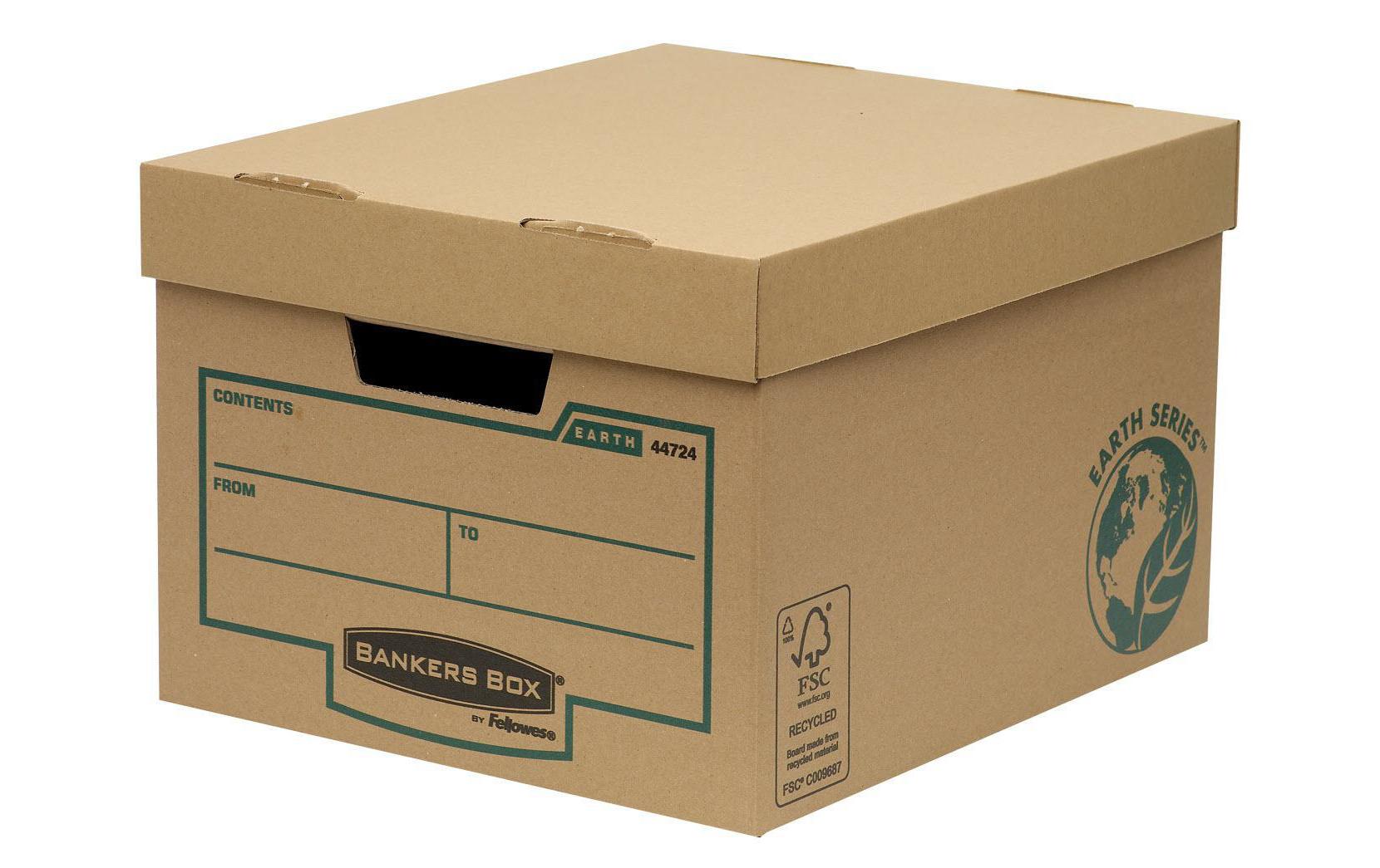Fellowes Archivschachtel R-Kive EarthSeries Budget Box Braun