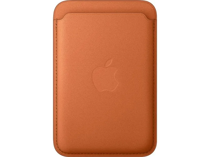 Apple iPhone Fine Woven Wallet mit MagSafe Fuchsrot