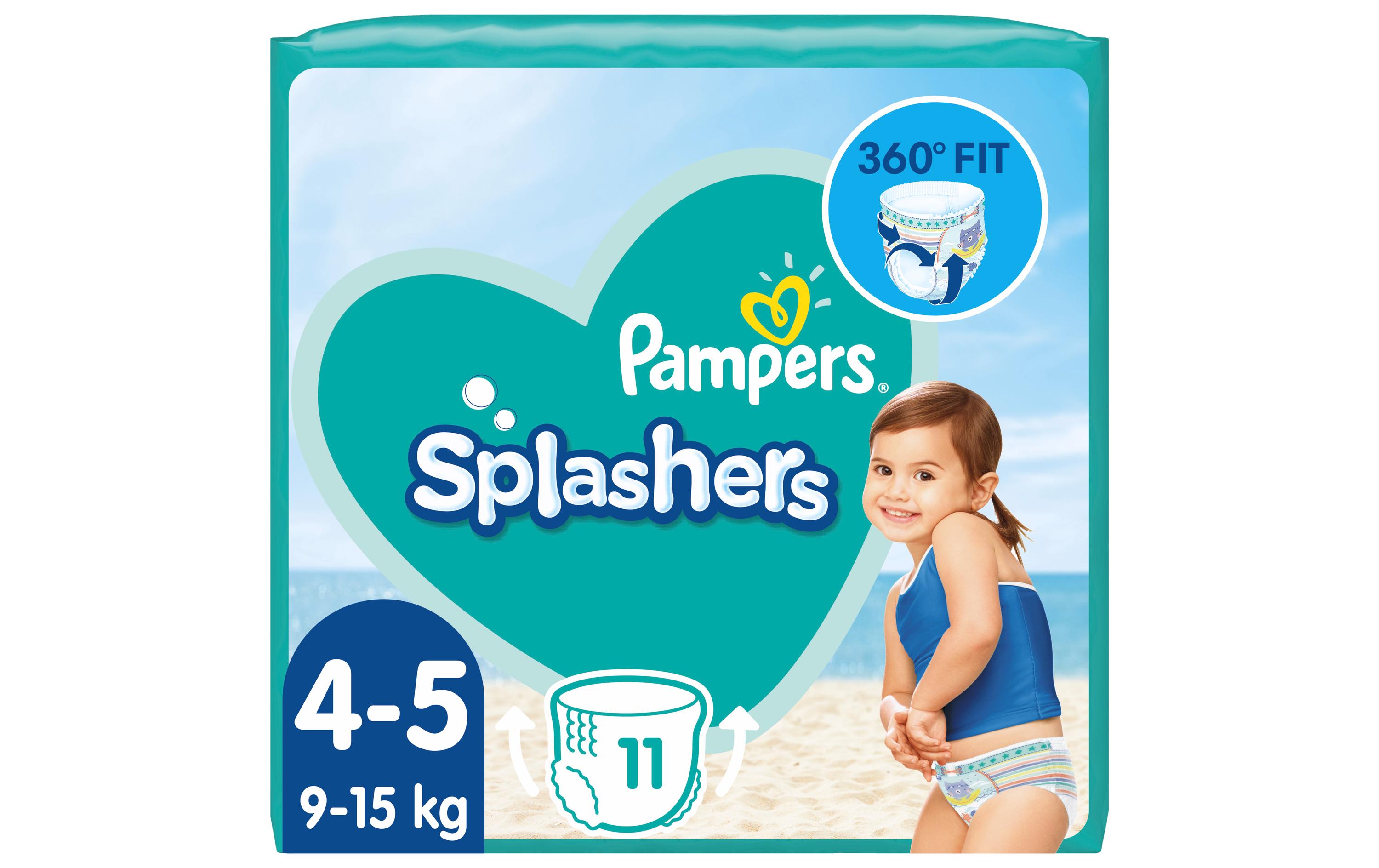Pampers Windeln Splashers Tragepack Grösse 4-5 Pampers Windeln Splashers Tragepack Grösse 4-5