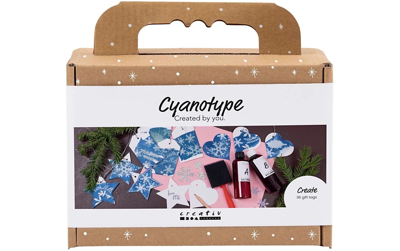 Creativ Company Bastelset Cyanotype Weihnachten