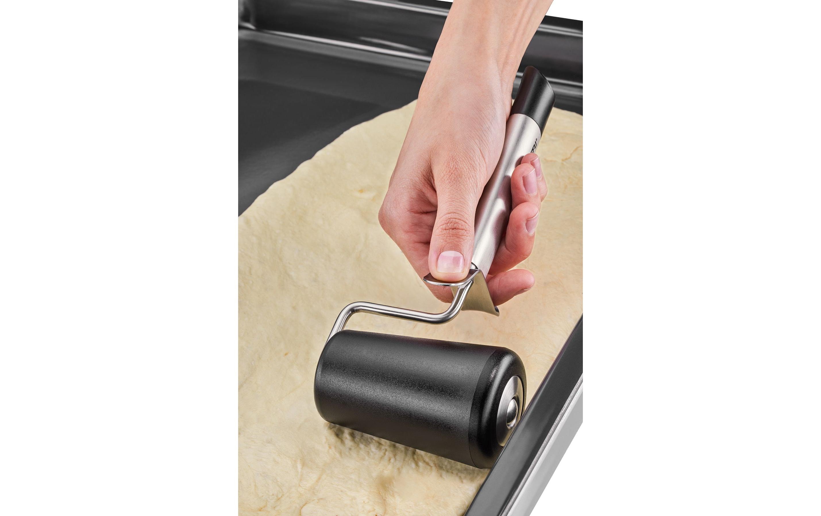 GEFU Teigroller Primeline Schwarz/Silber