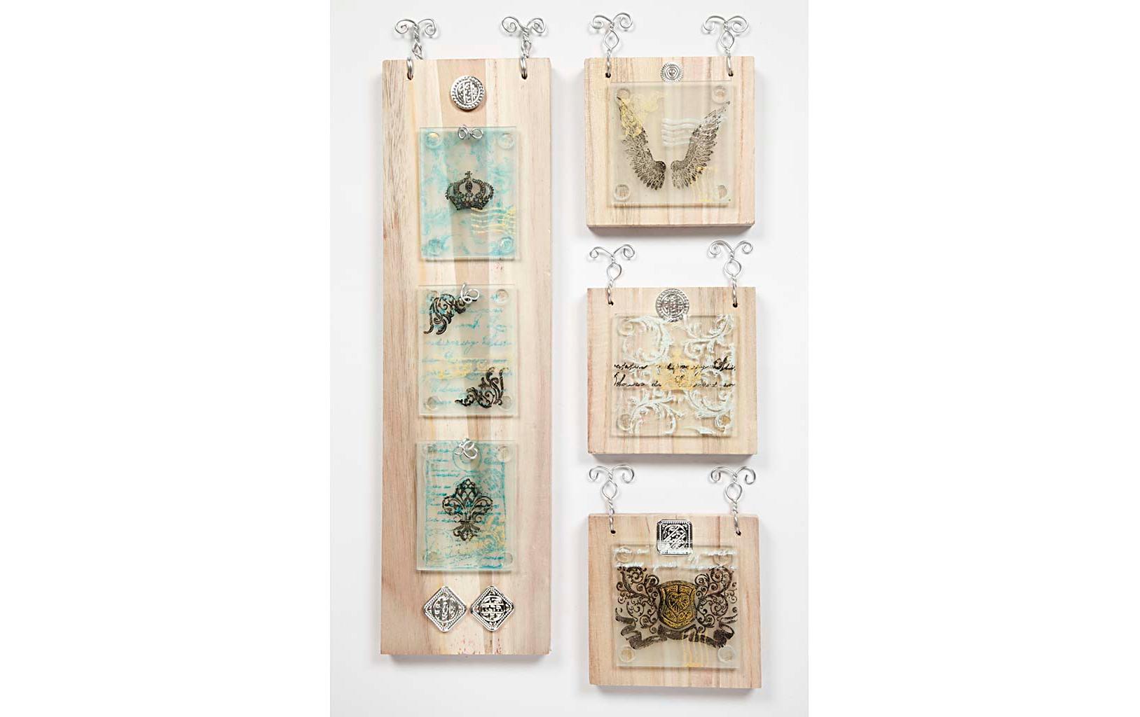 Creativ Company Glasplatte 8 x 6 cm, 10 Stück