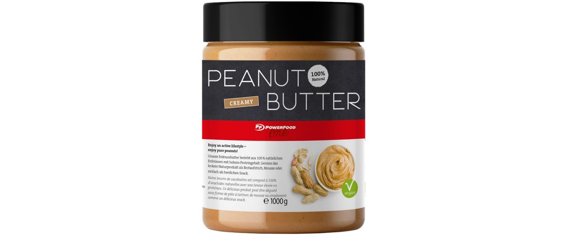 PowerFood One Erdnussbutter 1 kg PowerFood One Erdnussbutter 1 kg