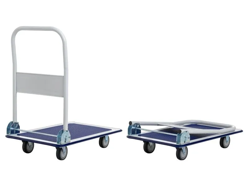 STRUCT Plattformwagen 150 kg, Blau/Weiss STRUCT Plattformwagen 150 kg, Blau/Weiss