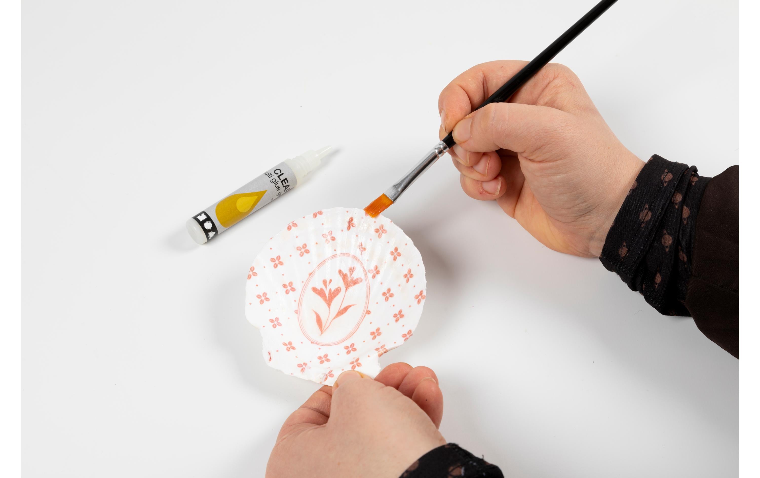 Creativ Company Bastelset Decopatch Muschel-Schalen