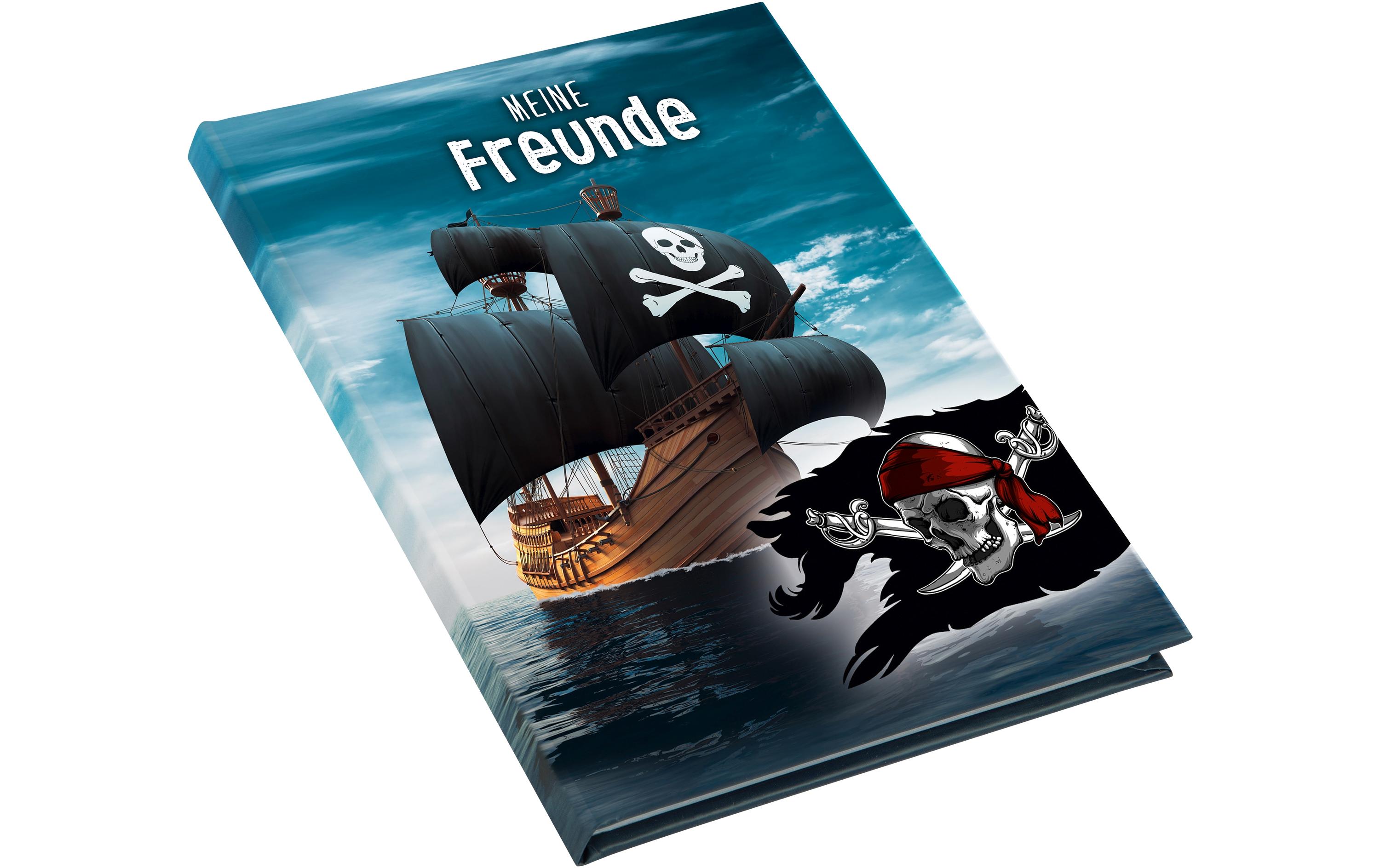 Goldbuch Freundebuch Piraten A5, 88 Seiten
