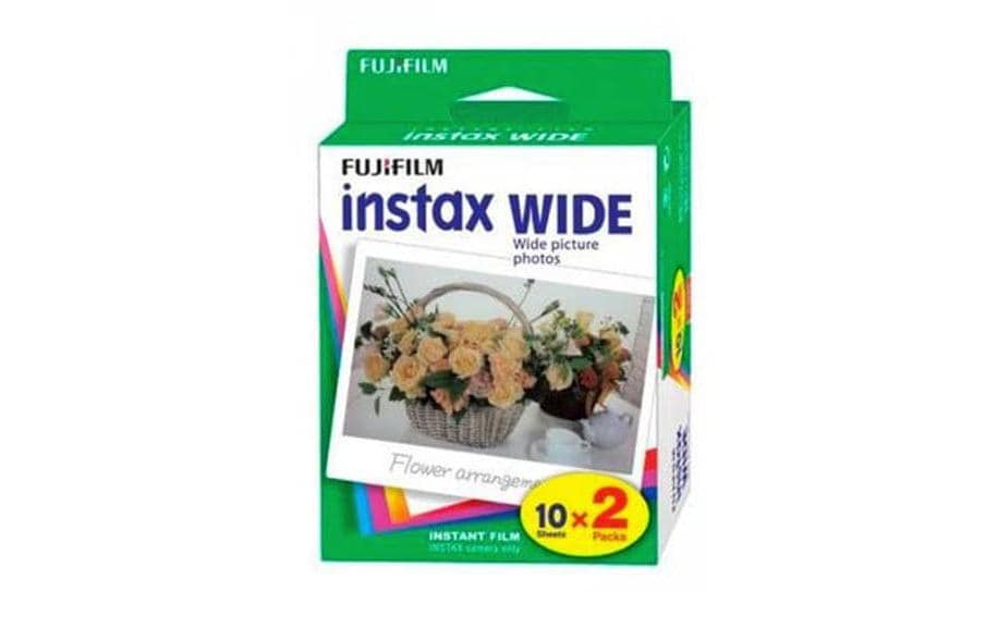Fujifilm Sofortbildfilm Instax Wide 10 Blatt – 2er Packung