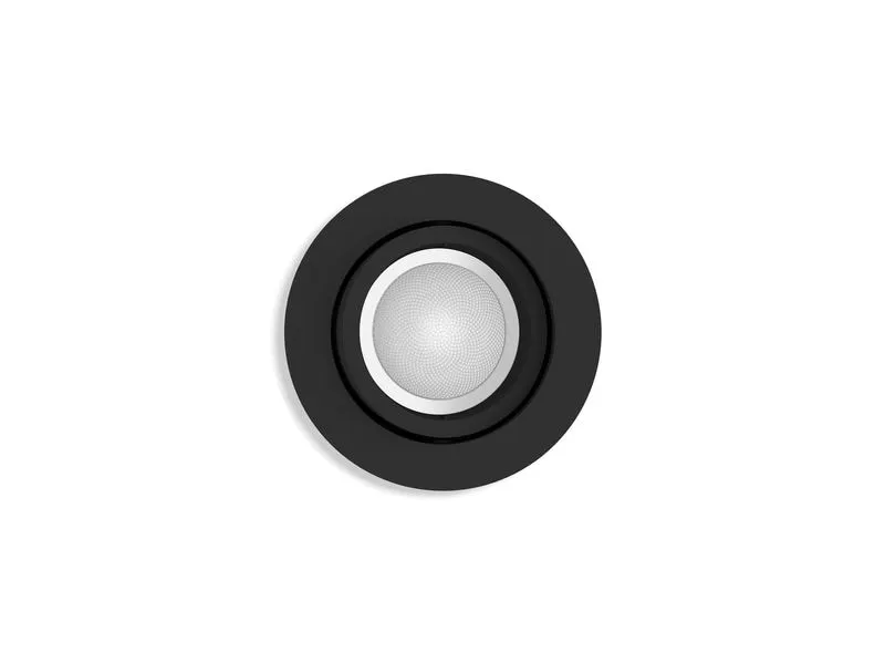 Philips Hue White & Color Ambiance Centura Einbauspot Rund Schwarz