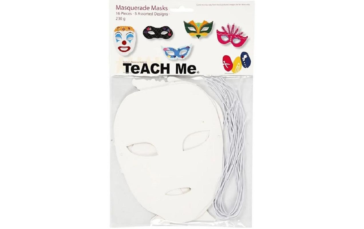 Creativ Company Papp-Maske Weiss, 16 Stück Creativ Company Papp-Maske Weiss, 16 Stück