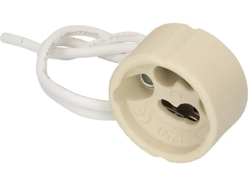 Max Hauri Lampenfassung GU10/GZ10/PTFE Länge: 150 mm Max Hauri Lampenfassung GU10/GZ10/PTFE Länge: 150 mm