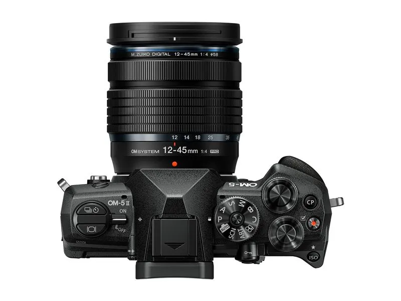OM-System Fotokamera OM-5 II M.Zuiko Digital ED 12-45mm Kit Schwarz OM-System Fotokamera OM-5 II M.Zuiko Digital ED 12-45mm Kit Schwarz