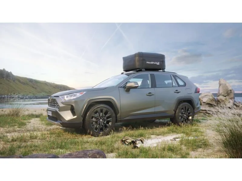Handiworld Dachbox Holdall Faltbar, wasserdicht, 400 l, Schwarz Handiworld Dachbox Holdall Faltbar, wasserdicht, 400 l, Schwarz