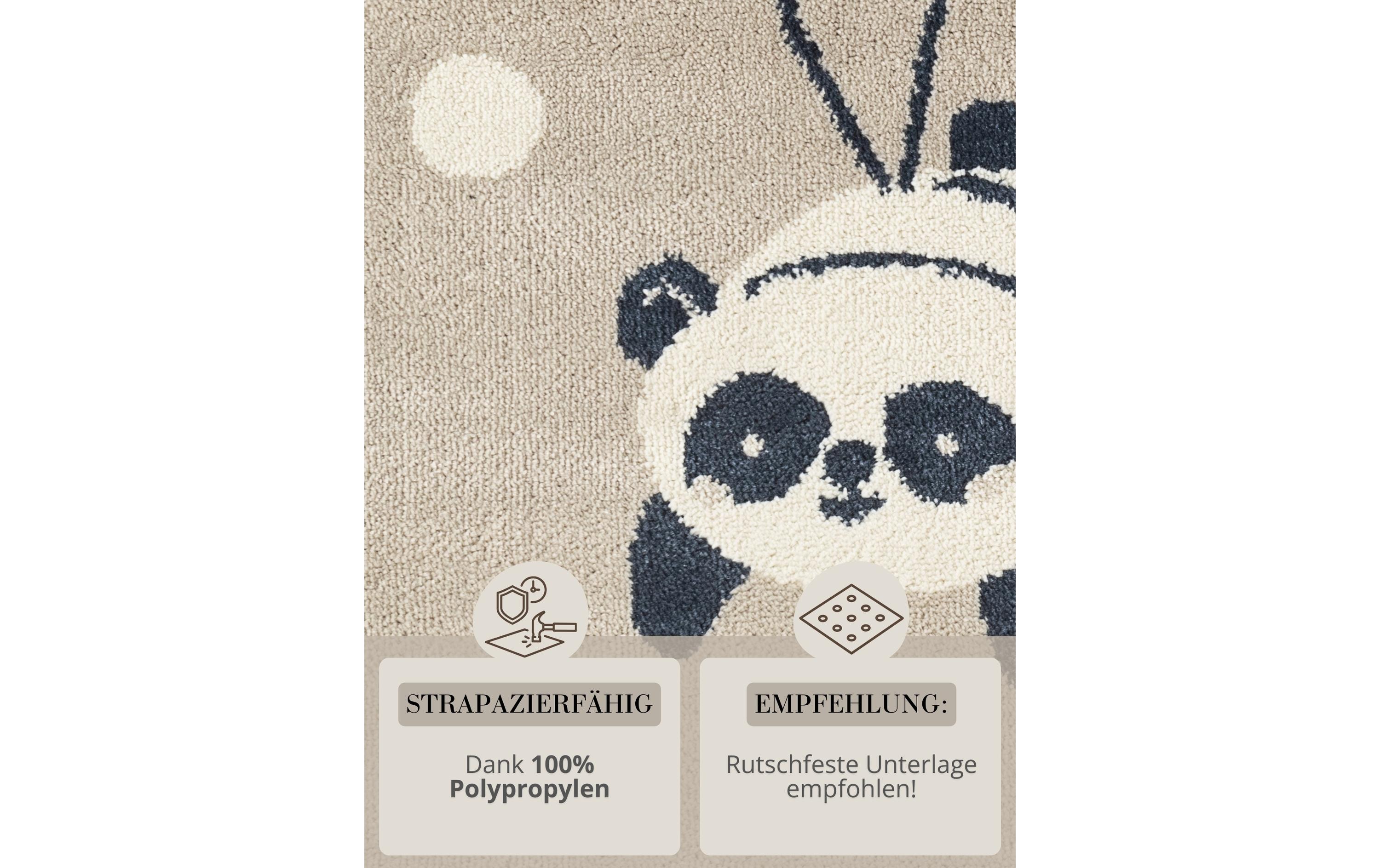 Hanse Home Dekoteppich Dreamy Panda 160 x 235 cm