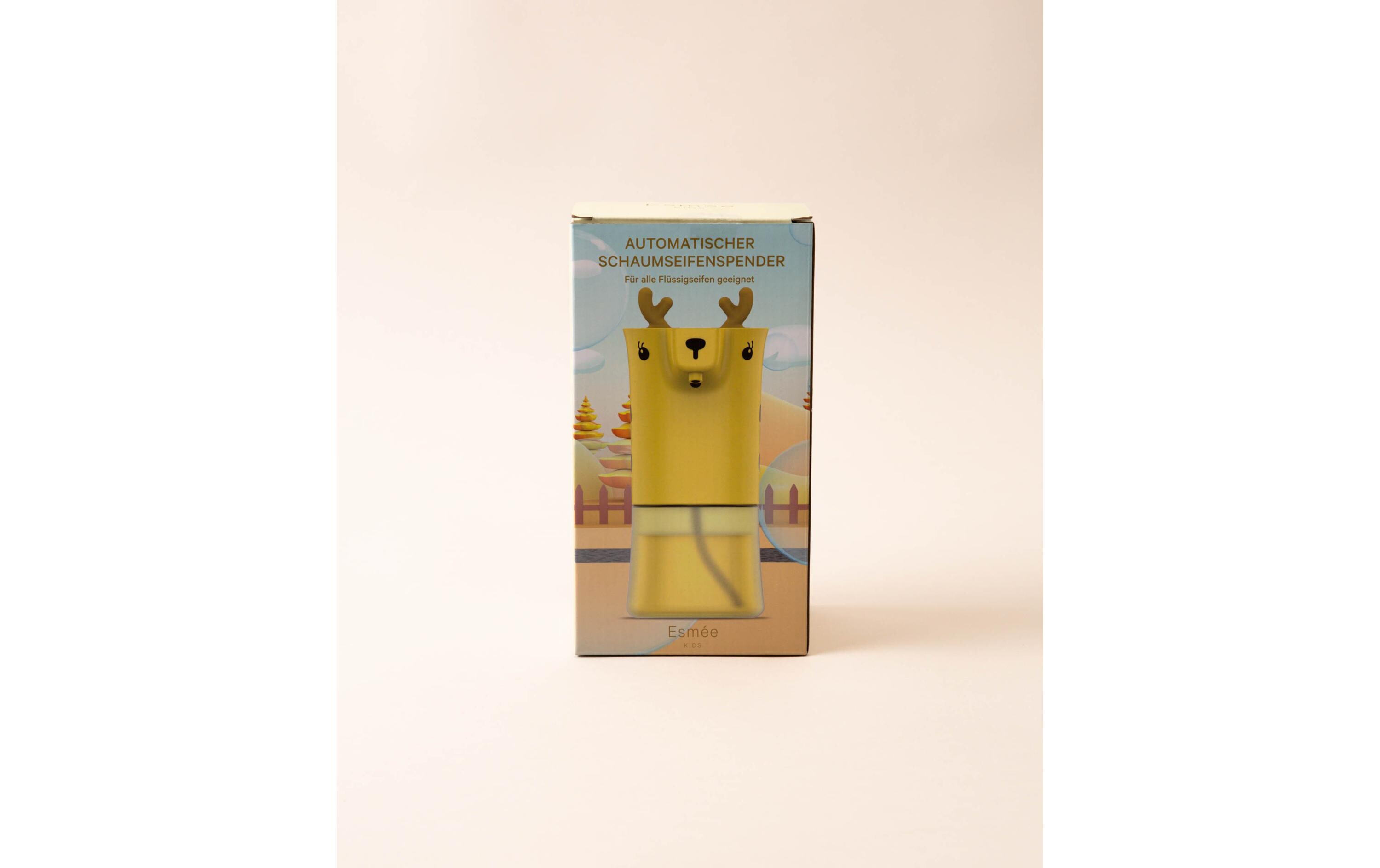 Esmée Sensorspender Giraffe 350 ml, Gelb