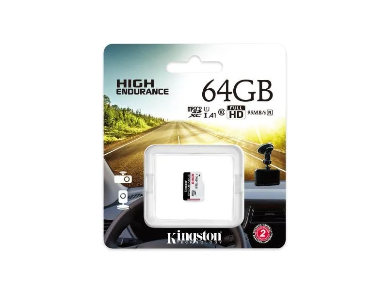 Kingston microSDXC-Karte High Endurance UHS-I U1 64 GB Kingston microSDXC-Karte High Endurance UHS-I U1 64 GB