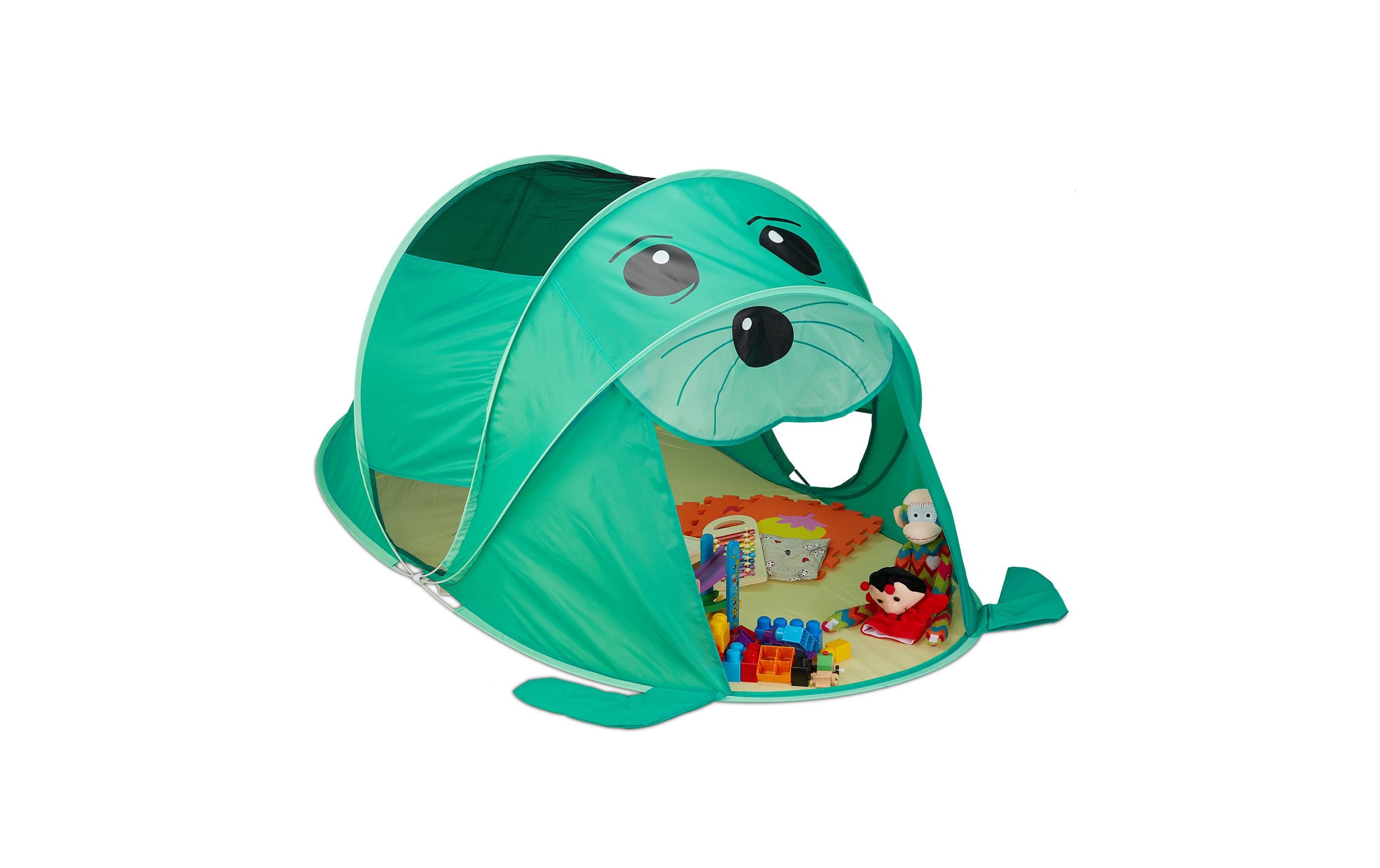 relaxdays Spielzelt Pop Up Robbe relaxdays Spielzelt Pop Up Robbe