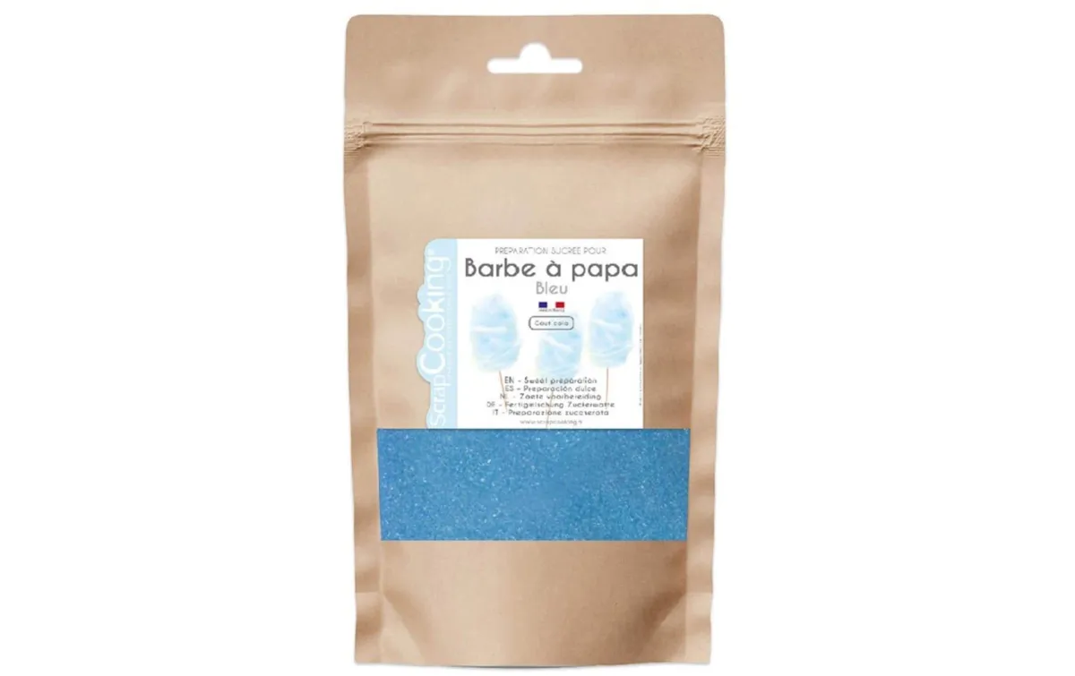 ScrapCooking Fertigmischung Zuckerwatte Colageschmack Blau 160 g ScrapCooking Fertigmischung Zuckerwatte Colageschmack Blau 160 g