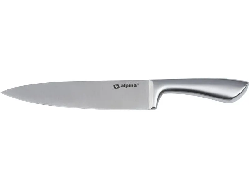 alpina Kochmesser 33.5 cm, Silber