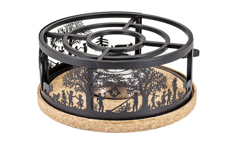 Kadastar Fondue-Rechaud Bergchilbi Schwarz