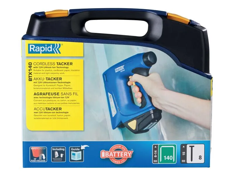 Rapid Akku-Tacker BTX140 Li-Ion Rapid Akku-Tacker BTX140 Li-Ion