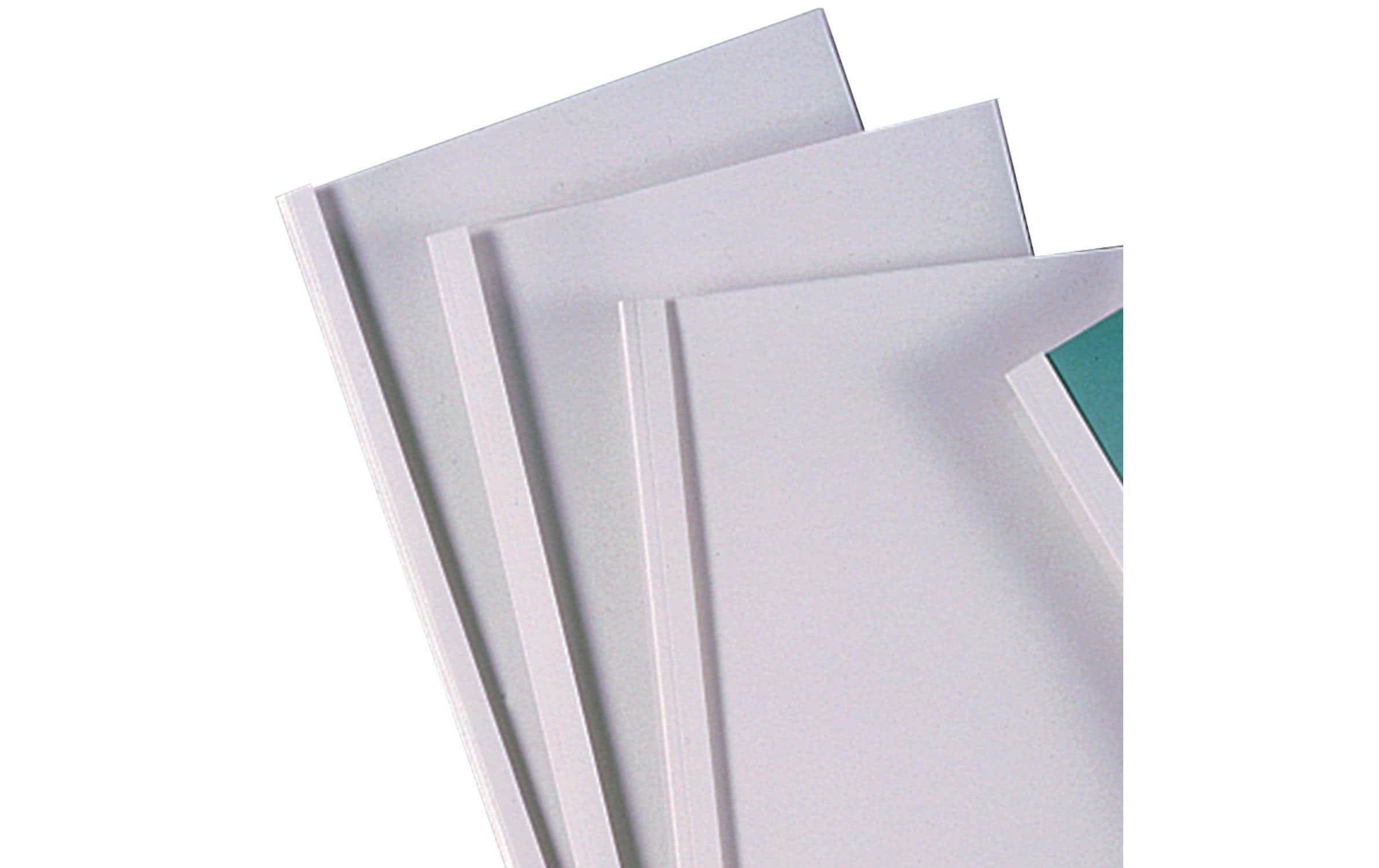 GBC Einbanddeckel für 15-30 Blatt, 100 Stück, Weiss