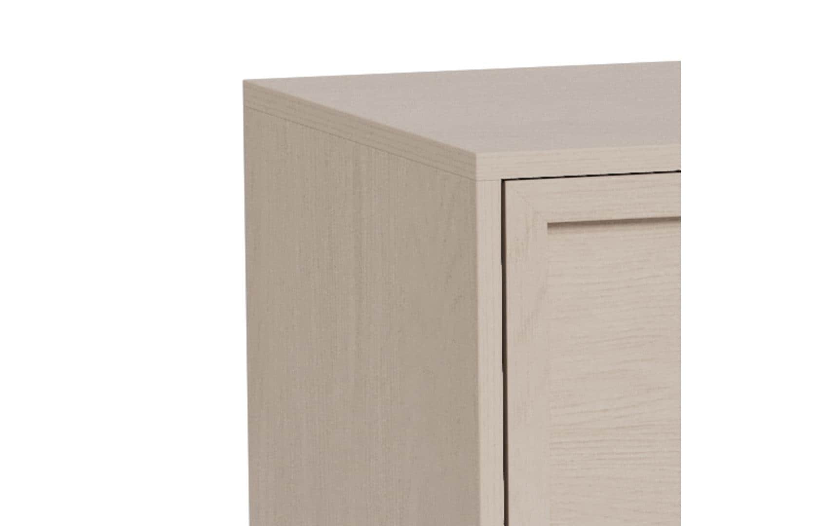 AC Design Kommode Palmdale 80 x 40 x 110 cm, Grau