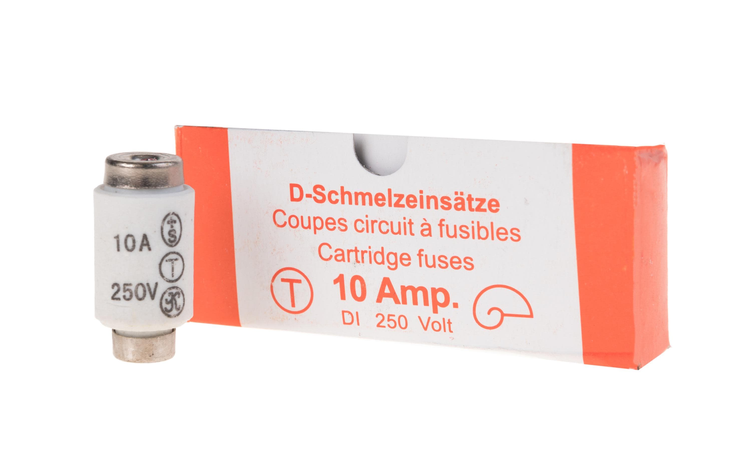 Elektromaterial Sicherungseinsatz DI 10A Elektromaterial Sicherungseinsatz DI 10A