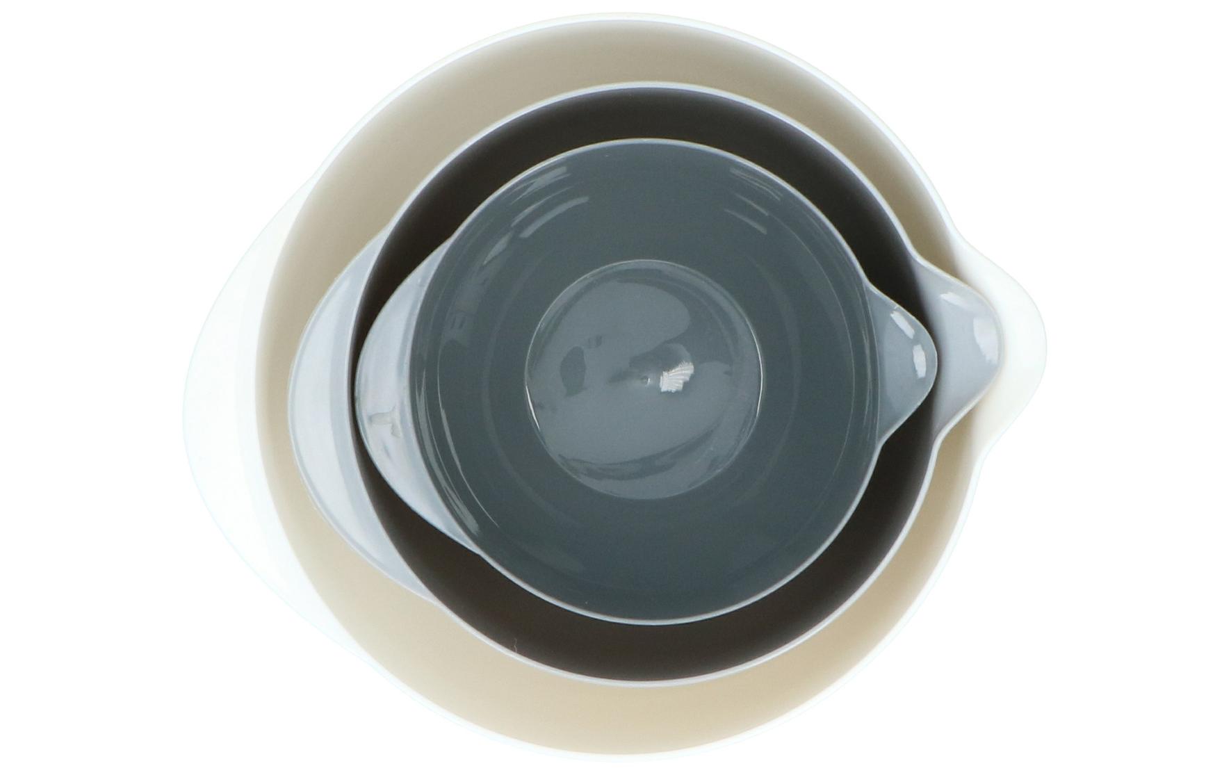 alpina Rührschüssel-Set 1.2 l/2 l/3.4 l, Mehrfarbig