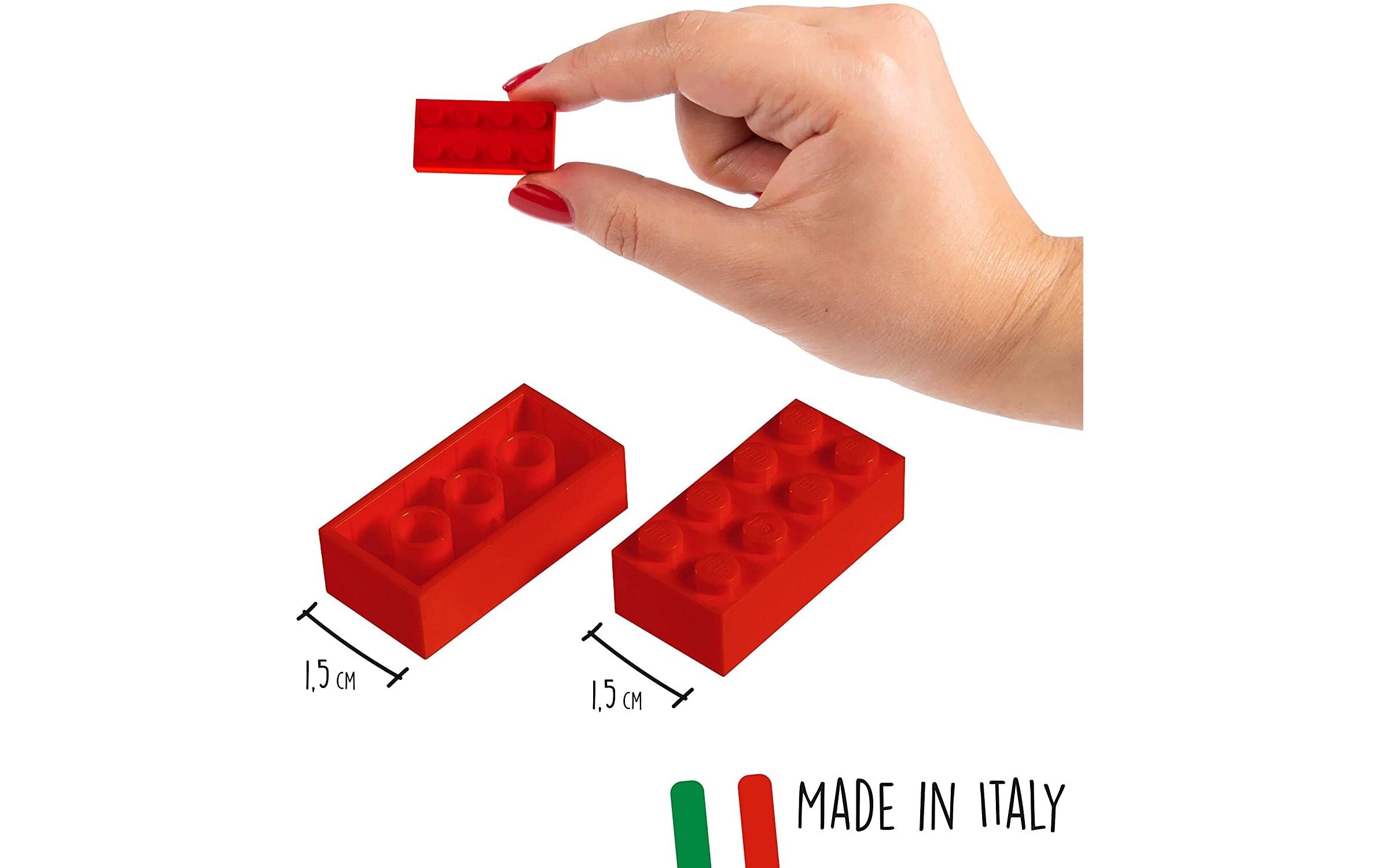 BLOX Bausteine 500 rote 8er Steine lose