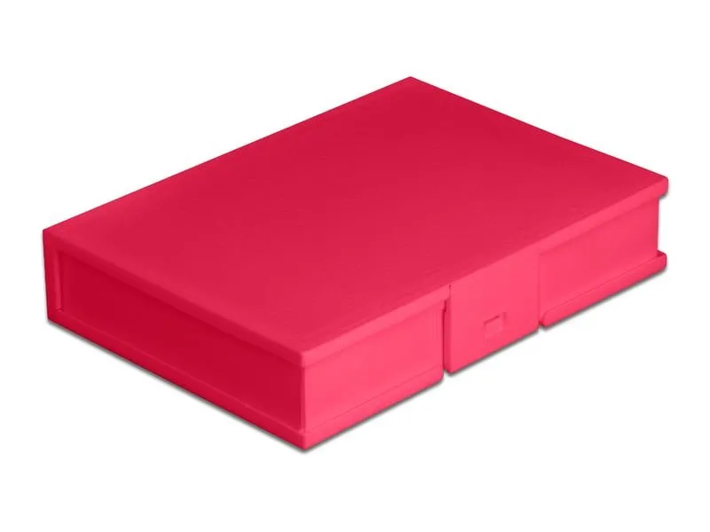 Delock Schutzgehäuse für 3.5″ HDD rot Delock Schutzgehäuse für 3.5″ HDD rot