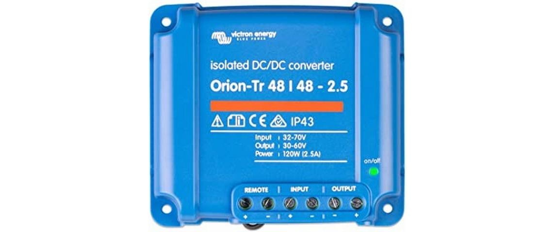 Victron DC/DC Spannungs-Wandler Orion-Tr 48-48 V, 2.5A 120 W Victron DC/DC Spannungs-Wandler Orion-Tr 48-48 V, 2.5A 120 W