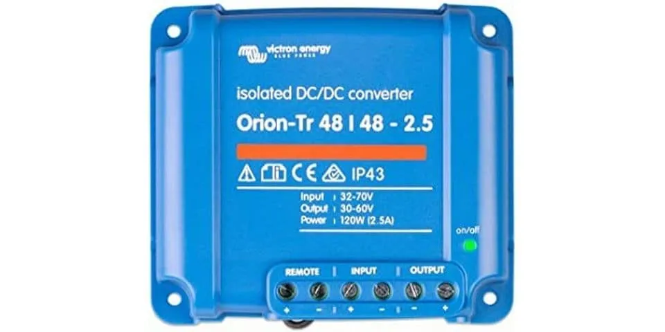 Victron DC/DC Spannungs-Wandler Orion-Tr 48-48 V, 2.5A 120 W Victron DC/DC Spannungs-Wandler Orion-Tr 48-48 V, 2.5A 120 W