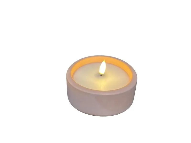 Dameco LED-Kerze Rosa