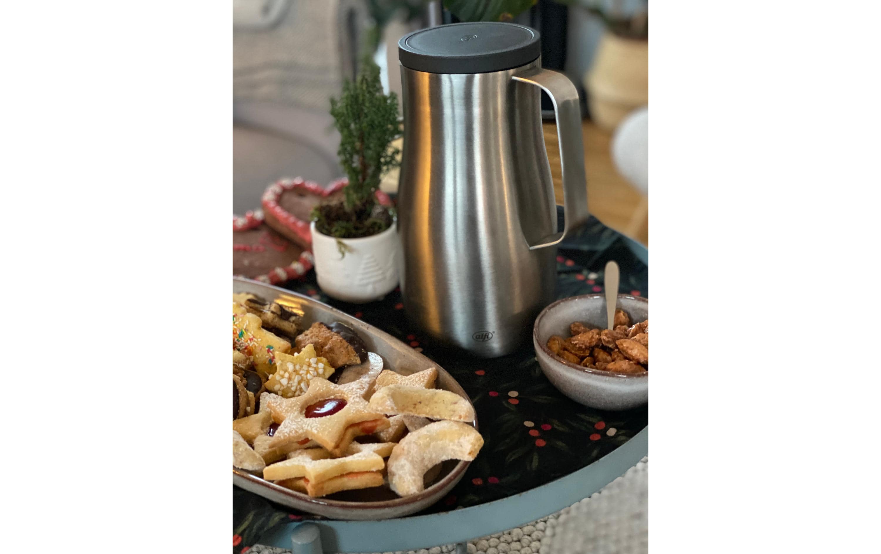 Alfi Thermoskanne Studio 1000 ml, Silber