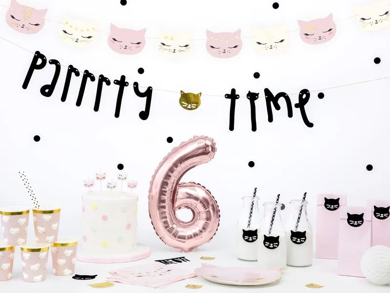 Partydeco Einwegbecher Cat 200 ml, 6 Stück, Hellrosa Partydeco Einwegbecher Cat 200 ml, 6 Stück, Hellrosa