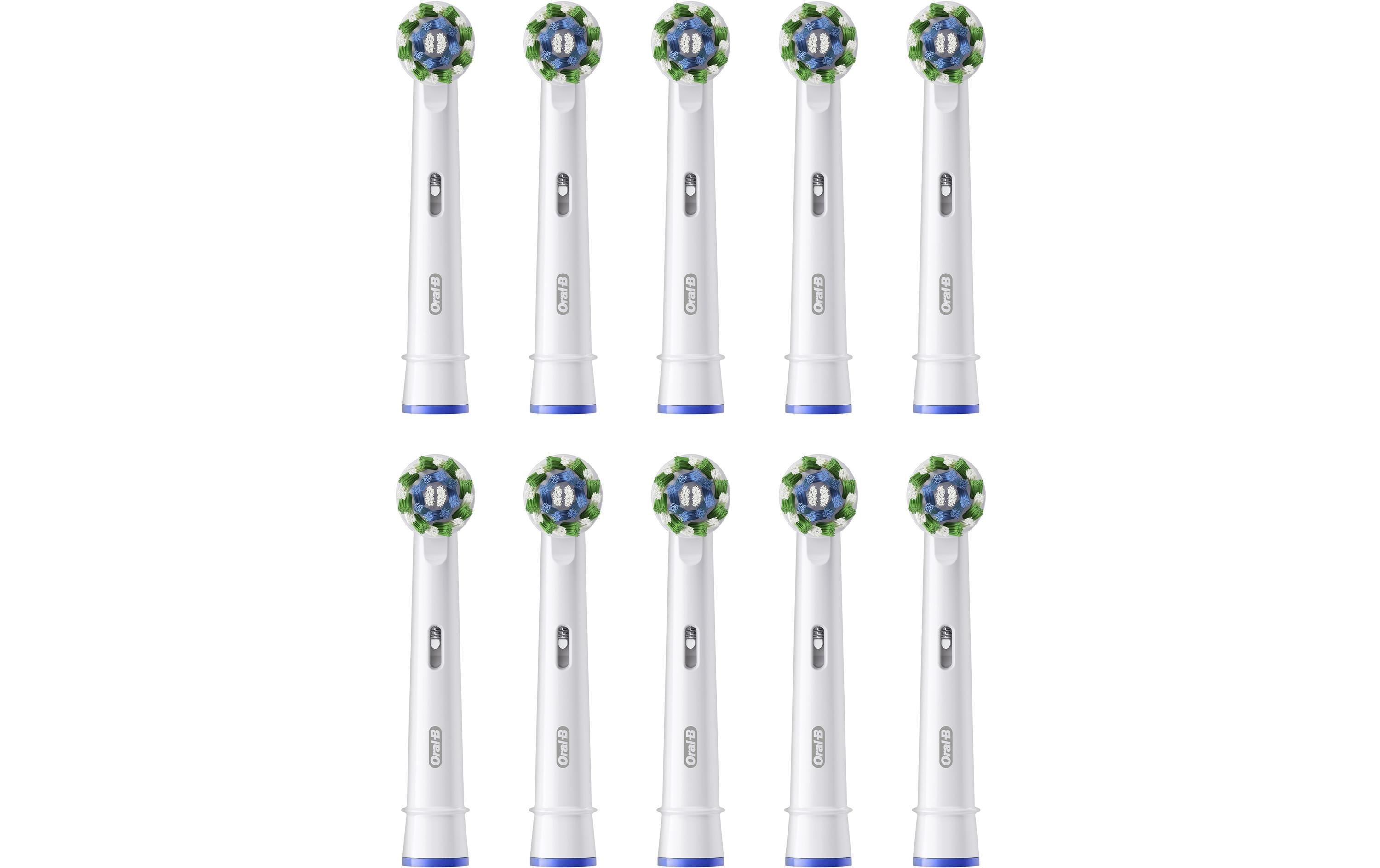 Oral-B Zahnbürstenkopf CrossAction 10 Stück, Weiss