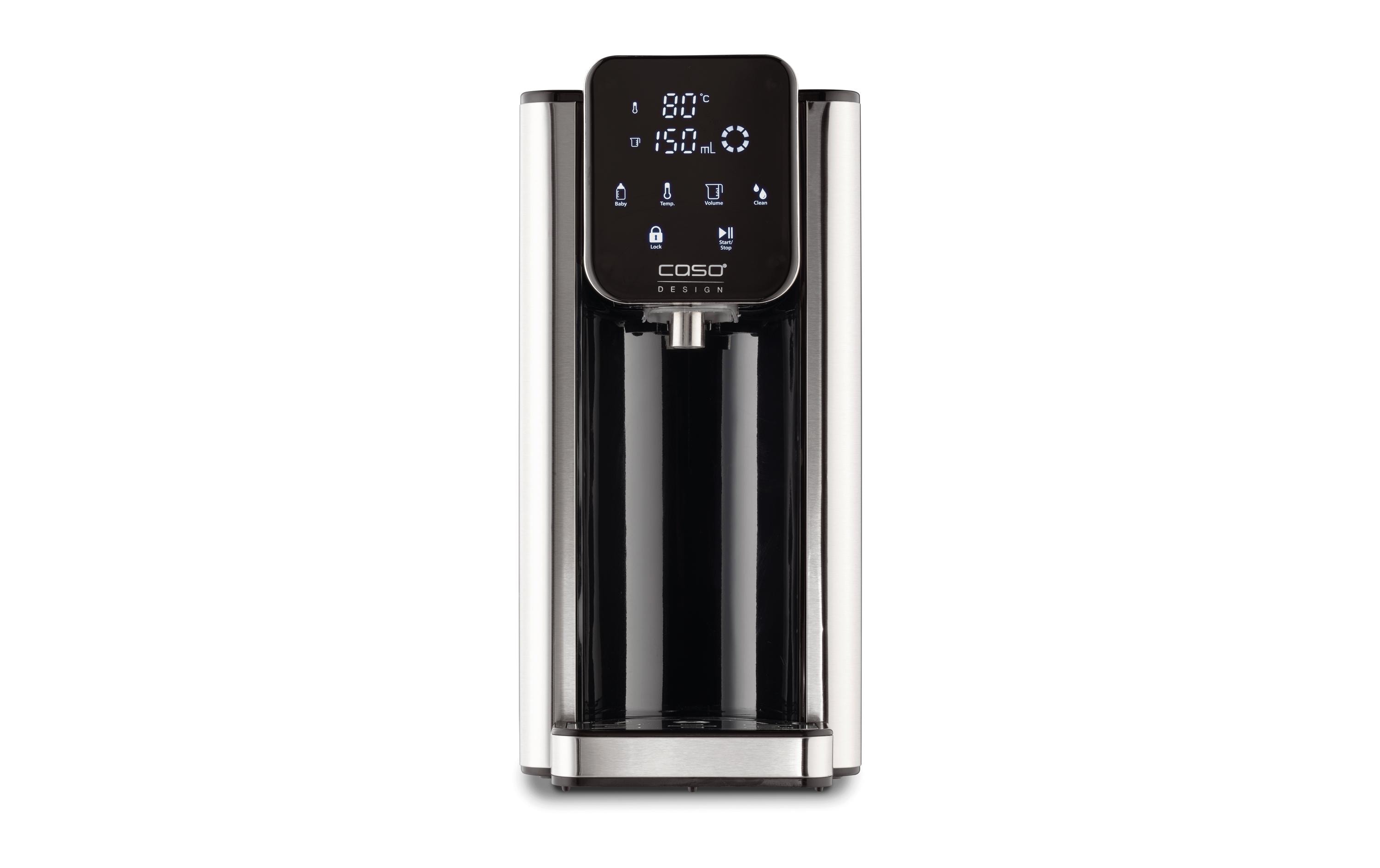 Caso Turbo Heisswasserspender HW660 2.7 l, Hellgrau/Schwarz