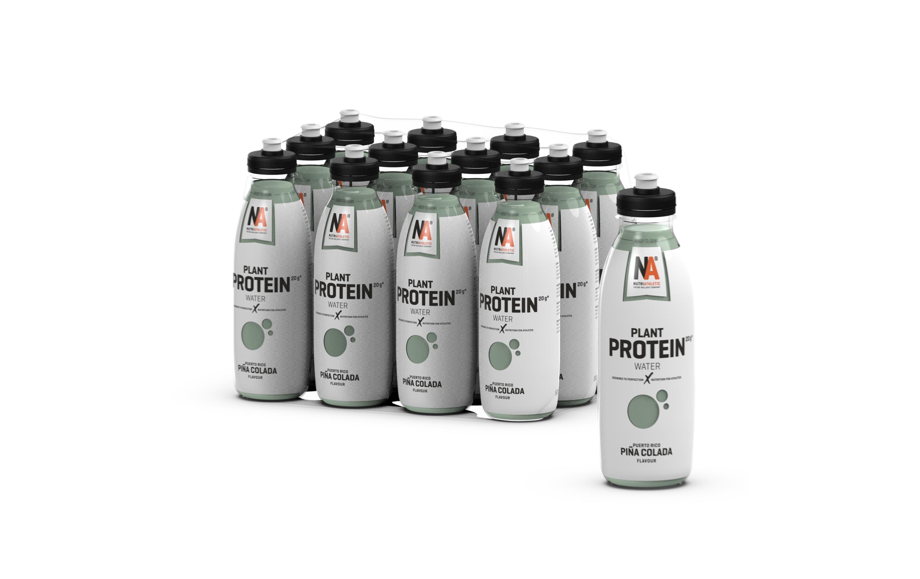 NUTRIATHLETIC Sportgetränk PlanProtein Water Pina Colada, 12 x 500 ml NUTRIATHLETIC Sportgetränk PlanProtein Water Pina Colada, 12 x 500 ml
