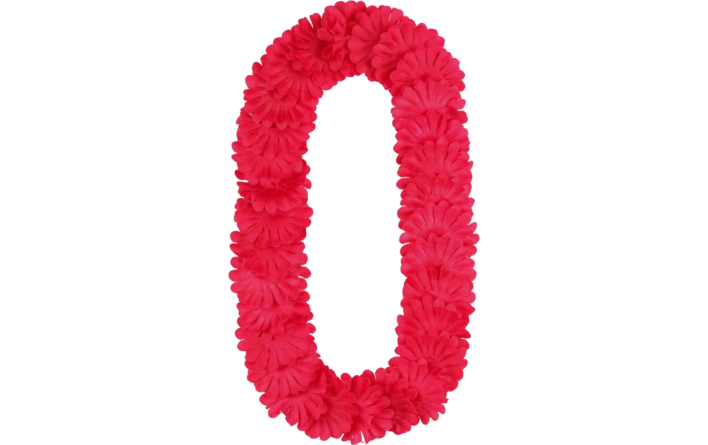 Partydeco Halskette Hawaii 120 cm, Dunkelrosa